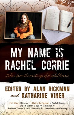 Rachel Corrie flyer